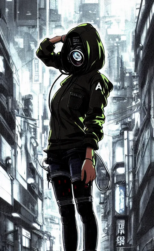 Neon Anime Girl Gas Mask Side Profile Cyberpunk Poster Wall - Etsy Canada