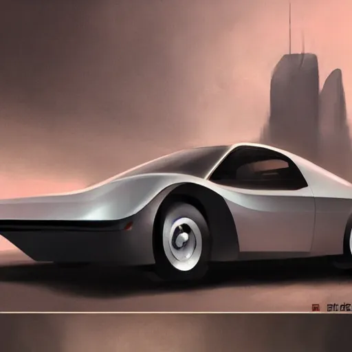 Prompt: redesigned old 1980's car as new, elegant, digital painting, concept art, smooth, sharp focus, art style from Wang Ke and Greg Rutkowski and Bruce Kaiser and Scott Robertson and Dmitry Mazurkevich and Doruk Erdem and Jon Sibal, small style cue from Blade Runner and Minority Report and iRobots