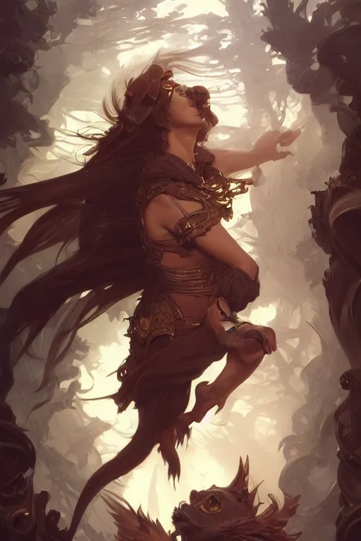 Image similar to photography of edwin henry landseer, deep focus, d & d and mtg, fantasy, intricate, elegant, highly detailed, digital painting, artstation, concept art, matte, sharp focus, illustration, hearthstone, art by artgerm and greg rutkowski and alphonse mucha