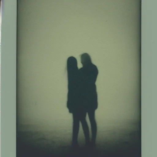 Image similar to mixed media, polaroid, silhouettes, threes, rain, reflection, double exposure, high contrast