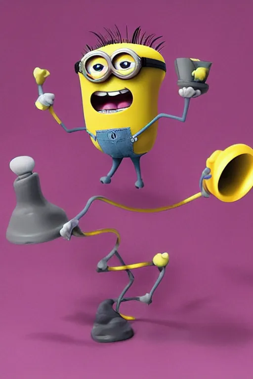 Image similar to plumbus, minion