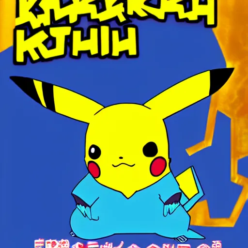 Prompt: pikachu by keiji inafune