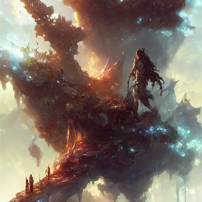 Image similar to 4k Vial of life , art by greg rutkowski, art by craig mullins, art by thomas kincade, art by Yoshitaka Amano