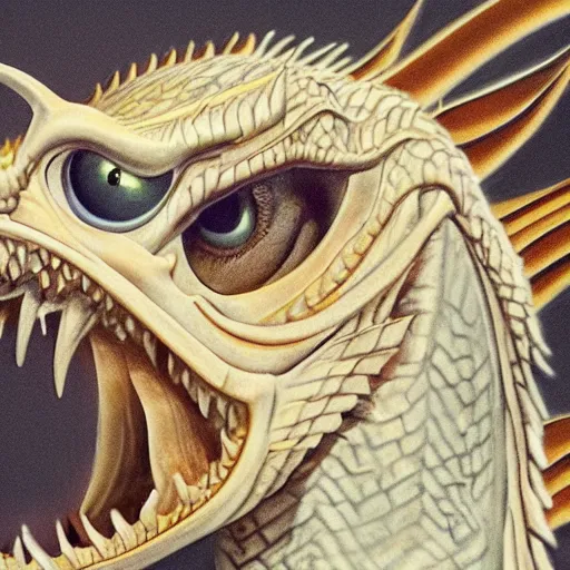 Prompt: A extremely highly detailed majestic hi-res beautiful, highly detailed portrait of a dragon in the style of 1960's Walt Disney animations