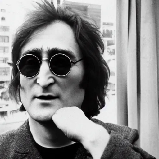 award winning photo of john lennon seeing ufo sighting | Stable ...