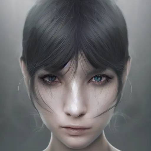 Prompt: human portrait, ethereal, face, crystal, intrincate, cgsociety, devianart