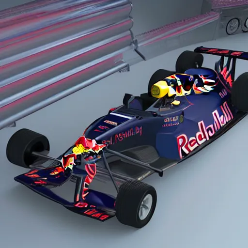 Image similar to red bull can!, frostbite engine, ray tracing!!!, highly detailed