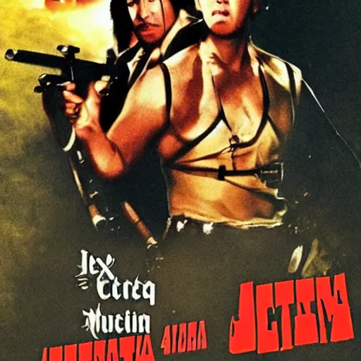 Image similar to poster of the action movie : john china 4 slow and calm