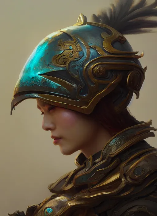 Image similar to Helmet of a forgotten Deity, extremly detailed digital painting, in the style of Fenghua Zhong and Ruan Jia and jeremy lipking and Peter Mohrbacher, mystical colors, rim light, beautiful lighting, 8k, stunning scene, raytracing, octane, trending on artstation