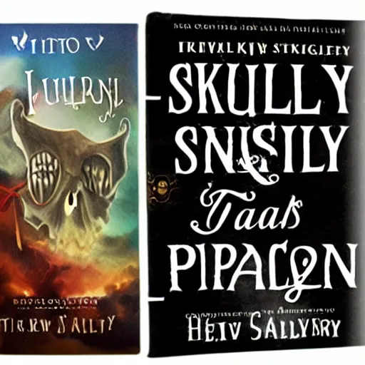 Prompt: Skullduggery Pleasant book series