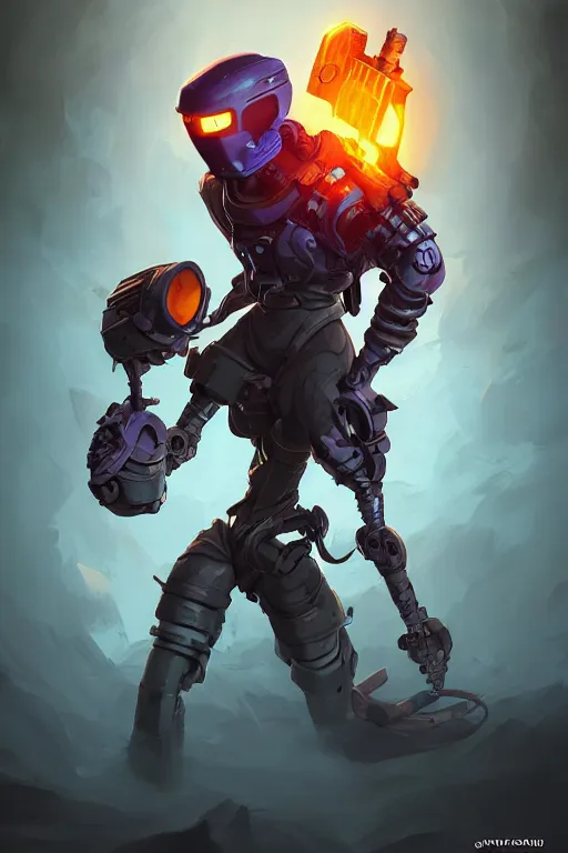 Image similar to epic mask helmet robot ninja portrait stylized as fornite style game design fanart by concept artist gervasio canda, behance hd by jesper ejsing, by rhads, makoto shinkai and lois van baarle, ilya kuvshinov, rossdraws global illumination radiating a glowing aura global illumination ray tracing hdr render in unreal engine 5