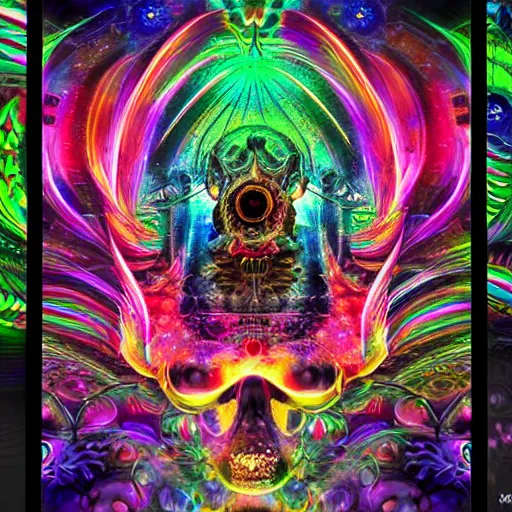 Image similar to psytrance artwork 4 k digital trending on art station magic land full of mushrooms