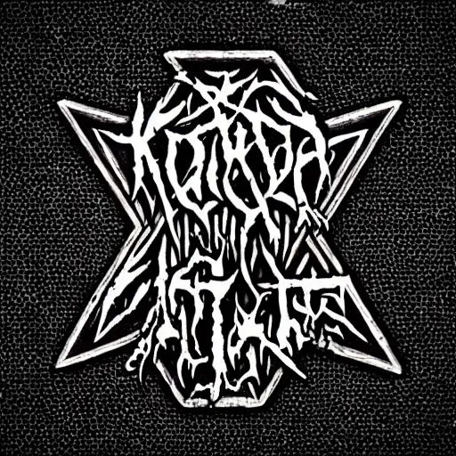 Image similar to 90s old school death metal band logo