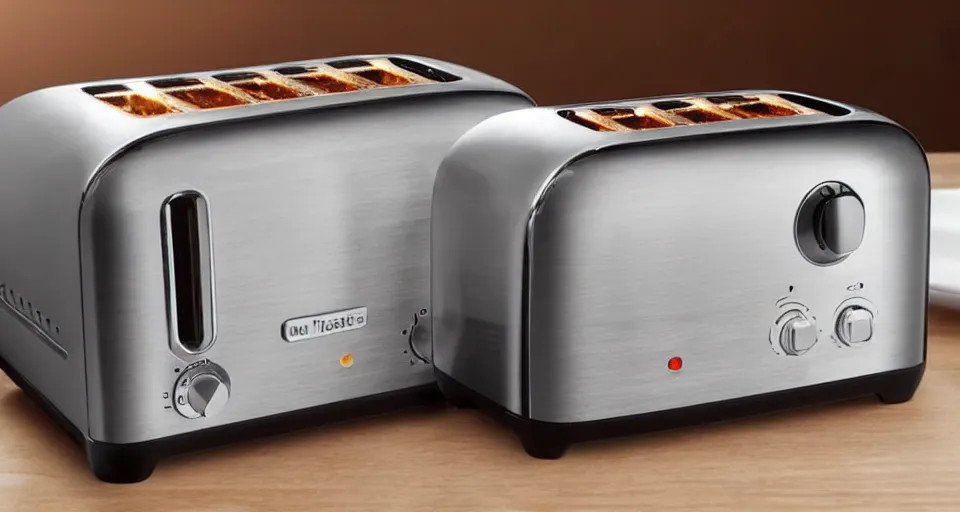 Prompt: a toaster from the future