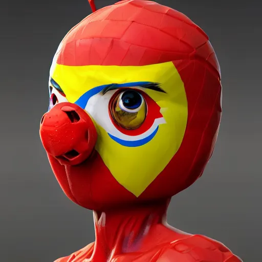 Image similar to the mascot of ukraine, ultra hd, 8 k, ultra realistic, trending on artstation