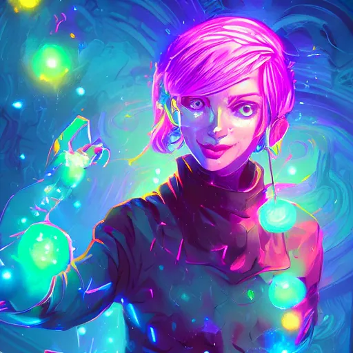 Image similar to skill magic deepdream radiating a glowing aura stuff loot legends stylized digital illustration video game icon artstation lois van baarle, ilya kuvshinov, rossdraws,