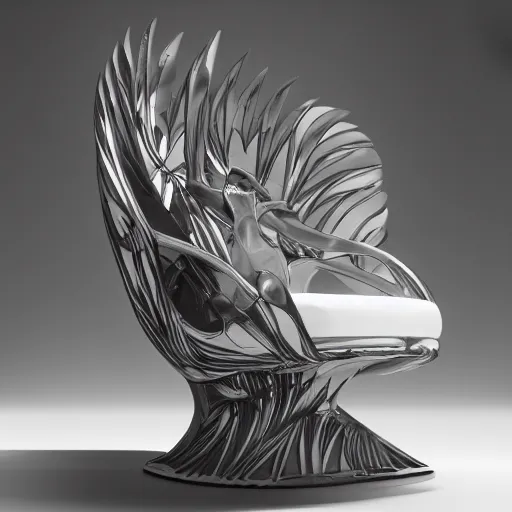 Prompt: product photo of a bug chair, by artgerm and greg rutkowski and marc newson, alphonse mucha, zaha hadid, volumetric light, detailed, octane render, midsommar