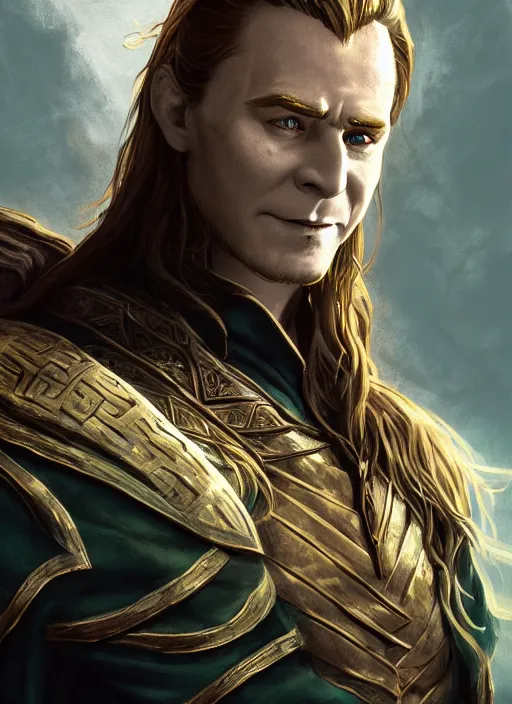 Prompt: norse loki folklore ultra detailed fantasy, elden ring, realistic, dnd character portrait, full body, dnd, rpg, lotr game design fanart by concept art, behance hd, artstation, deviantart, global illumination radiating a glowing aura global illumination ray tracing hdr render in unreal engine 5