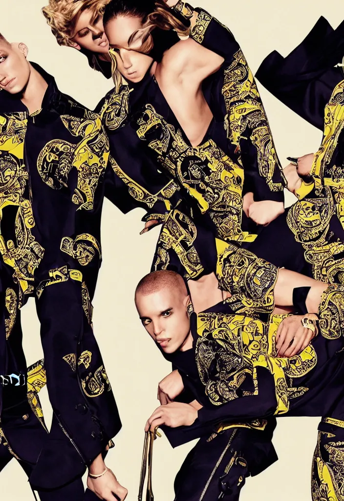 Image similar to Versace advertising campaign