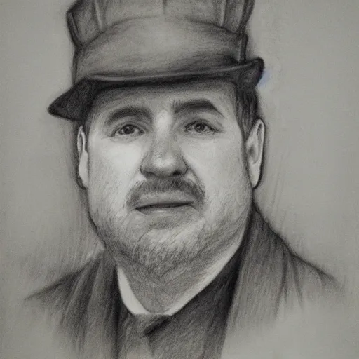 Prompt: charcoal drawing of a hospitalist physician