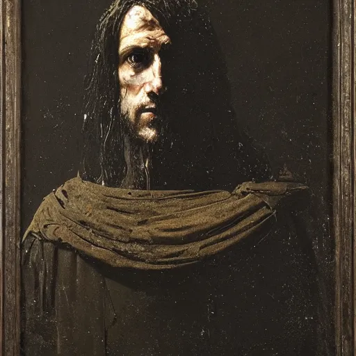 Prompt: a portrait of a knight by nicola samori