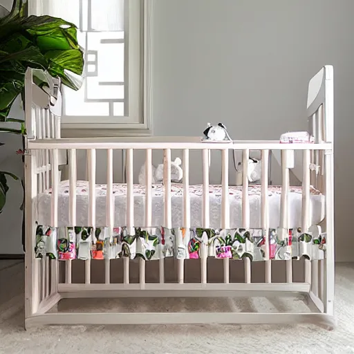 Image similar to kawaii baby crib