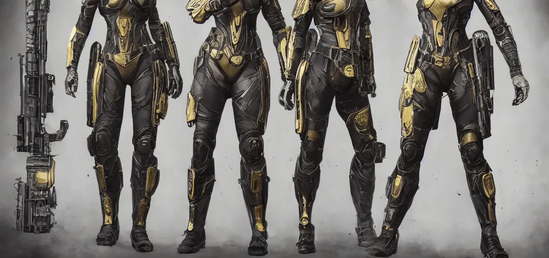 Prompt: character sheet concept art of female special forces superhero from destiny 2, hooded opalescent diaphanous robe with intricate gold inlay, gypsy, face paint, ferrofluid armor, realistic, hyperrealistic, photographic, costume, wlop, dan mumford, greg rutkowski, high detail, octane render, alexander mcqueen, james gurney, photo, 8 k, intricate