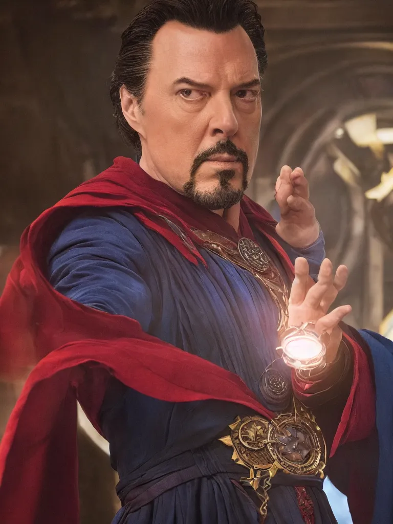 Prompt: Steven Segal as Doctor Strange