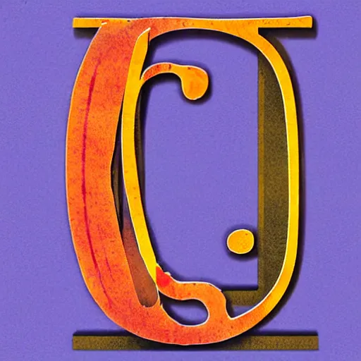 Image similar to typography the letter q