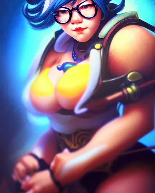 Image similar to mei from overwatch, elegant, colorful, fantasy, fantasy art, character portrait, portrait, close up, highly detailed, intricate detail, amazing detail, sharp focus, vintage fantasy art, vintage sci - fi art, radiant light, caustics, by boris vallejo