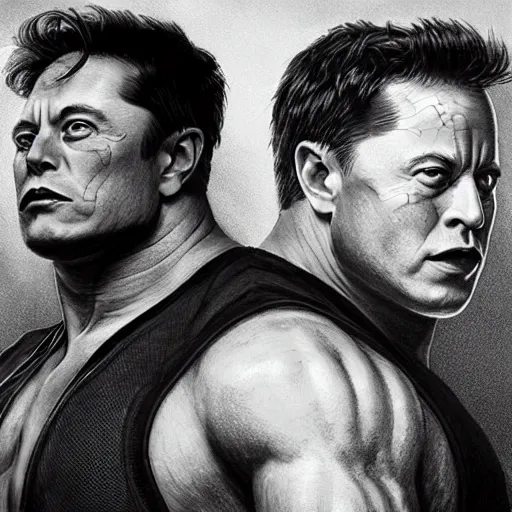 Image similar to elon musk as the incredible hulk, trending on artstation, ultra realistic, portrait, only head and shoulders, fine detail, intricate hair, fine textures, soft shadows, hdr, digital art