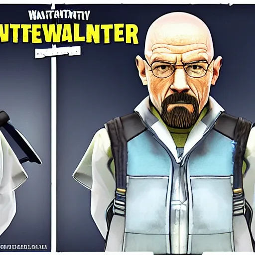 Image similar to walter white fortnite skin