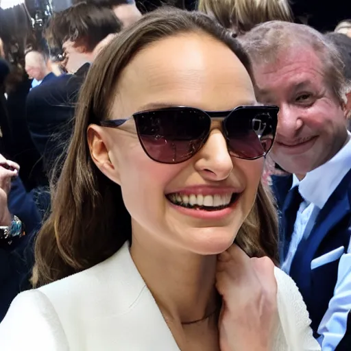 Image similar to Natalie Portman taking a selfie with Keira Knighley