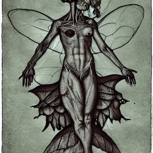 Prompt: anatomy of a fairy