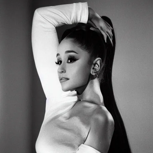 Image similar to ariana grande in 1 9 7 0 s