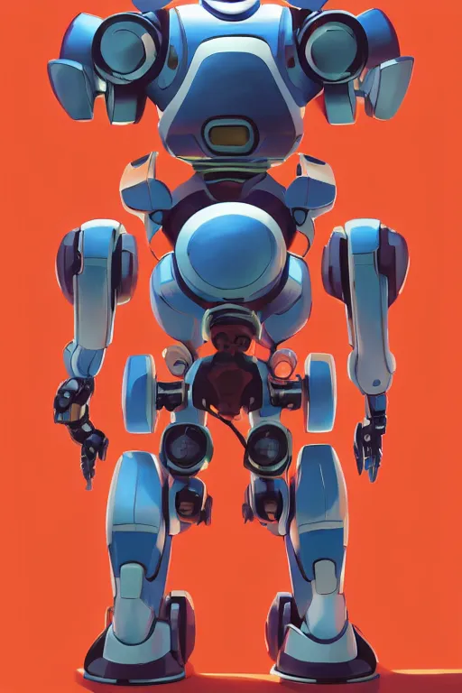 Image similar to metabots medabots medarotto medarot robot minimalist comics helmet mask neon cybereye, behance hd by jesper ejsing, by rhads, makoto shinkai and lois van baarle, ilya kuvshinov, rossdraws global illumination ray tracing hdr radiating a glowing aura