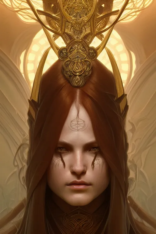 Image similar to symmetry!! portrait of a demigod, elden ring, intricate, elegant, highly detailed, dynamic lighting, digital art, digital painting, artstation, concept art, sharp focus, smooth, illustration, art by artgerm and greg rutkowski and alphonse mucha, unreal engine 5, octane render, 8 k