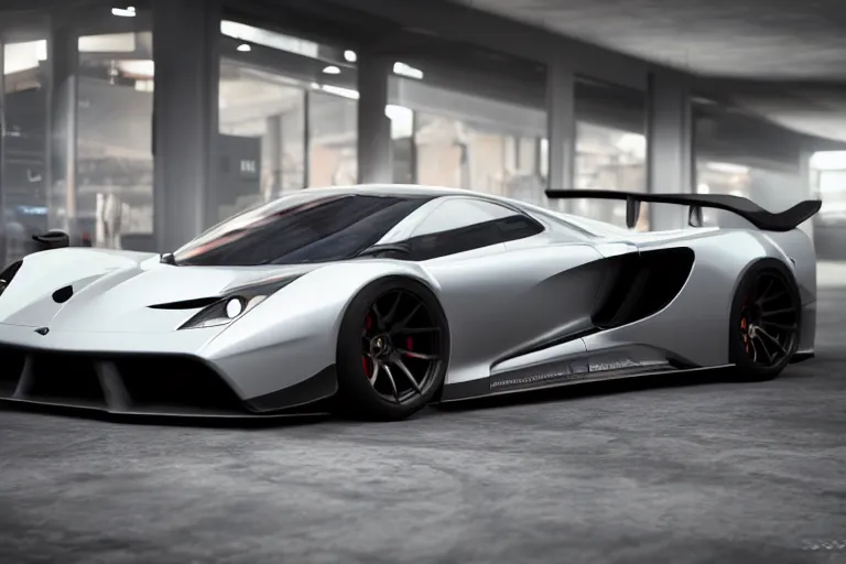 Image similar to photo wallpaper sport car gran turismo 7 forza horizon need for speed fast and furious 5 unreal engine supercar hypercar game concept car octane render, 4 khd 2 0 2 2 3 d cgi rtx style chrome reflexion global illumination ray tracing hdr arstation pixar and disney unreal