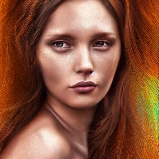 Prompt: Portrait of a most beautiful woman in the world, digital art, 4k, highly detailed