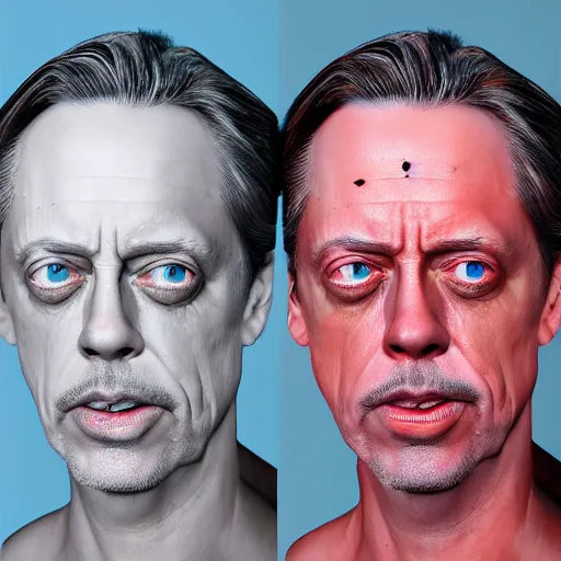Prompt: hyperrealistic mixed media image of steve buscemi as superman, stunning 3 d render inspired art by xiang duan and thomas eakes, perfect facial symmetry, immaculate complexion, realistic, highly detailed attributes and atmosphere, dim volumetric cinematic lighting, 8 k octane detailed render, post - processing, masterpiece,