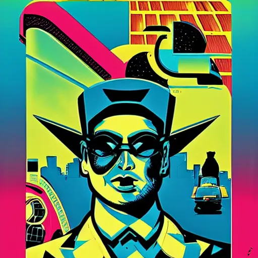 Image similar to retro futurist illustration art by butcher billy