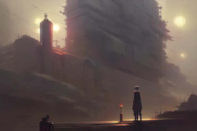 Image similar to dieselpunk, computer, painted by greg rutkowski makoto shinkai takashi takeuchi studio ghibli, akihiko yoshida