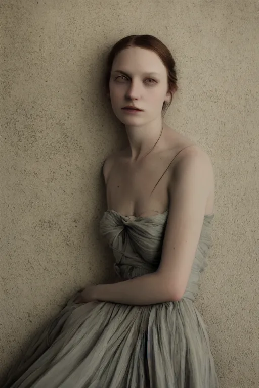 Prompt: portrait photography of a female by monia merlo.