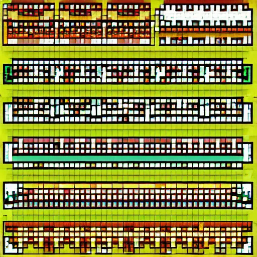 Image similar to level sprite sheet pixel art