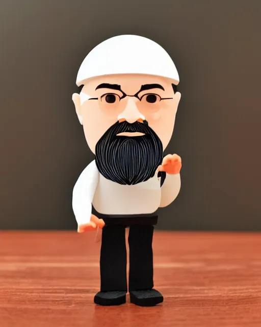 Prompt: osho, stop motion vinyl figure, plastic, toy