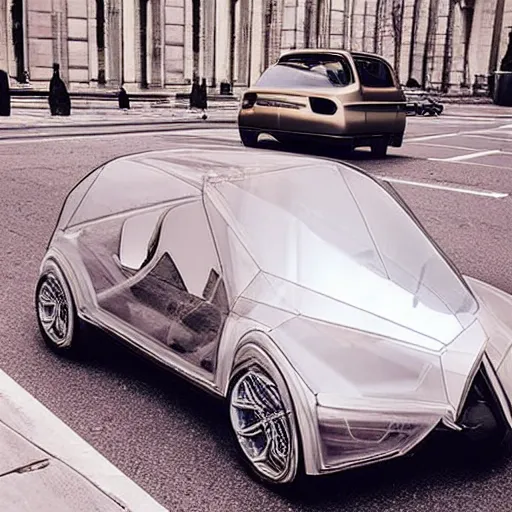 Image similar to a transparent car