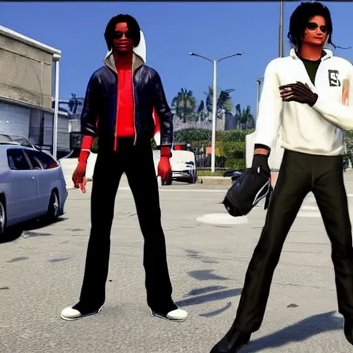 Image similar to “Michael Jackson GTA V Loading Screen”