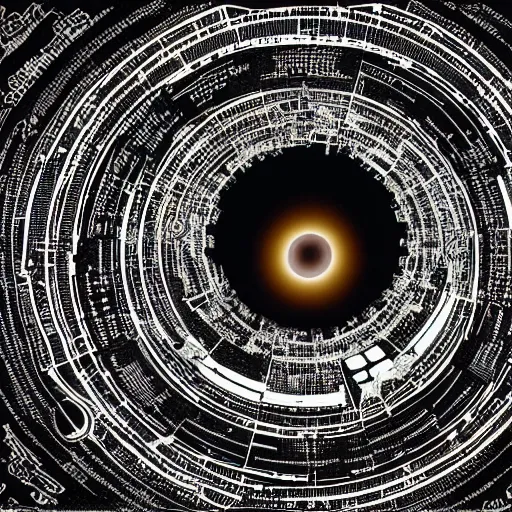 Image similar to the most powerful black hole in existence, hyper detailed