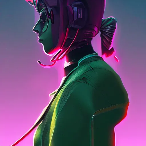 Image similar to New people becoming members, cyberpunk style, digital painting, artstation, concept art, smooth, sharp focus, hyperrealistic, illustration, artstation trending, octane render, unreal engine, ambient light, dynamic lighting, manga style, cyberpunk, magical, dark vibes, green, purple and red colors