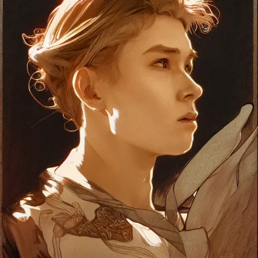 Prompt: beautiful lifelike award winning pencil illustration of merry christmas mr lawrence trending on art station artgerm greg rutkowski alphonse mucha museum quality cinematic atmospheric